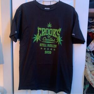crooks & castles “still rollin” graphic tee